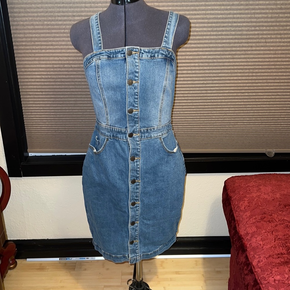 Button down Jean Dress